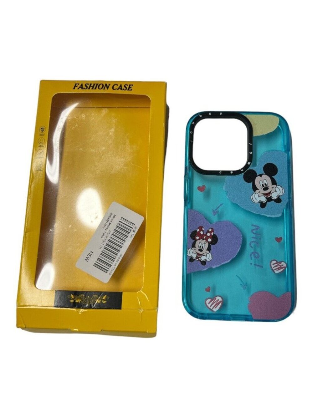 Jowhep iPhone 14 PRO Fashion Case~Cute Cartoon Character Mouse Back Case L2 01 - Picture 2 of 6
